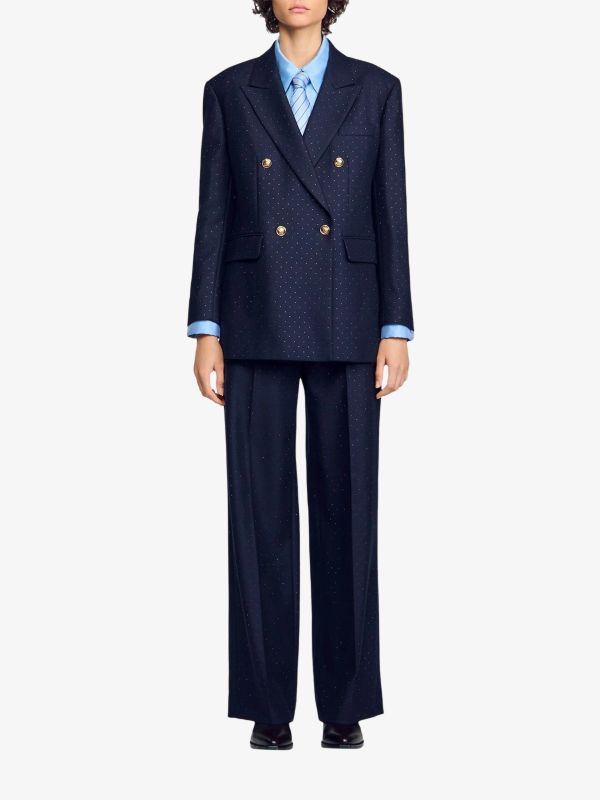 Blazer marine, SANDRO