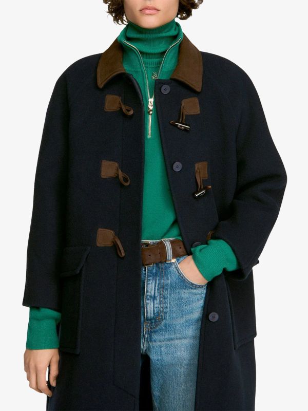 Manteau  marine, SANDRO