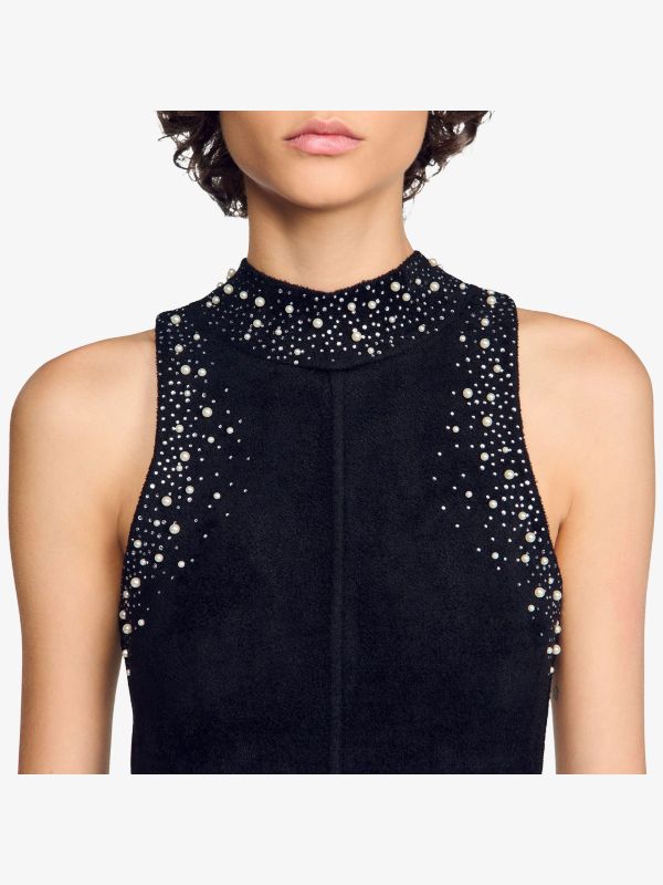 robe  noir, SANDRO