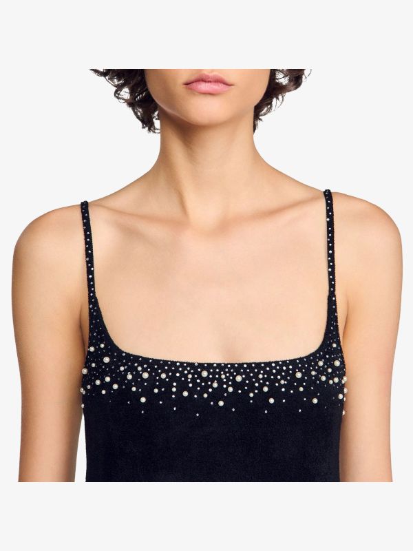 robe  noir, SANDRO