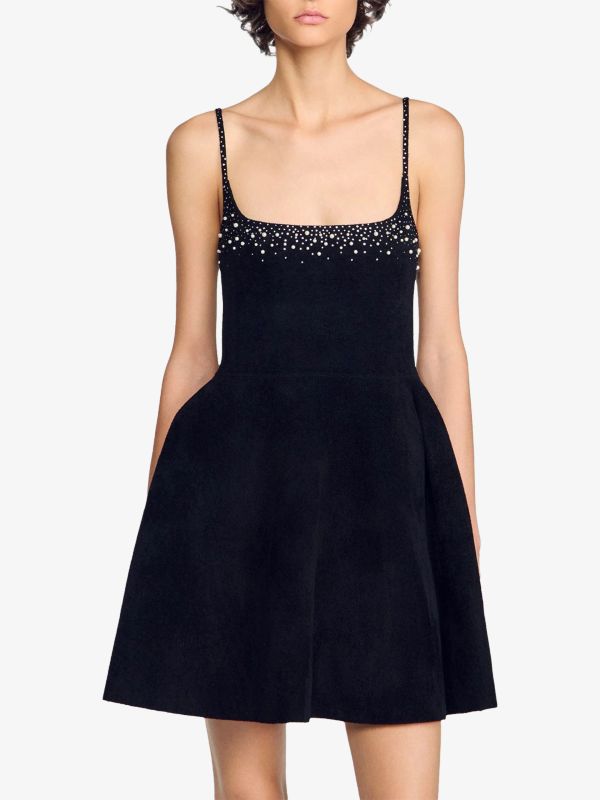 robe  noir, SANDRO