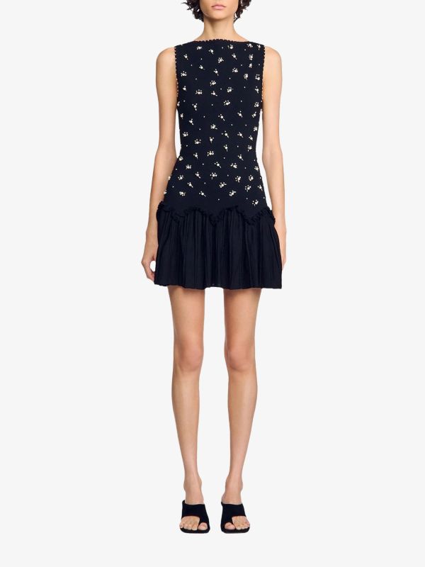 robe  noir, SANDRO