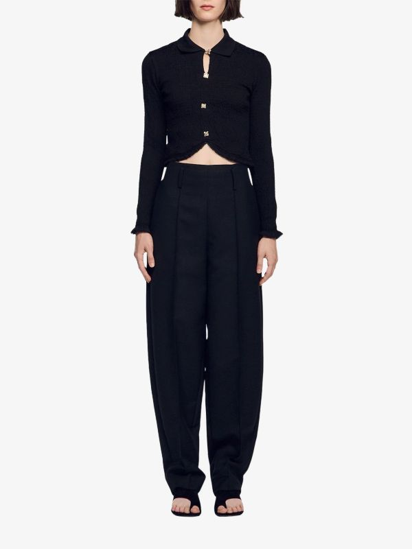 T-Shirt  noir, SANDRO