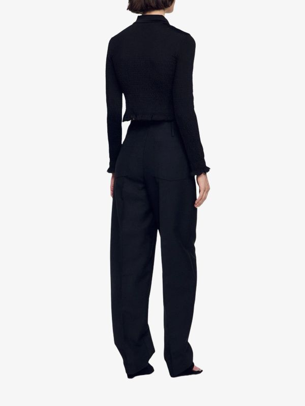 T-Shirt  noir, SANDRO