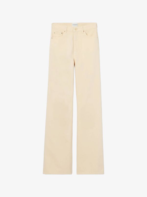 Jean bootcut beige