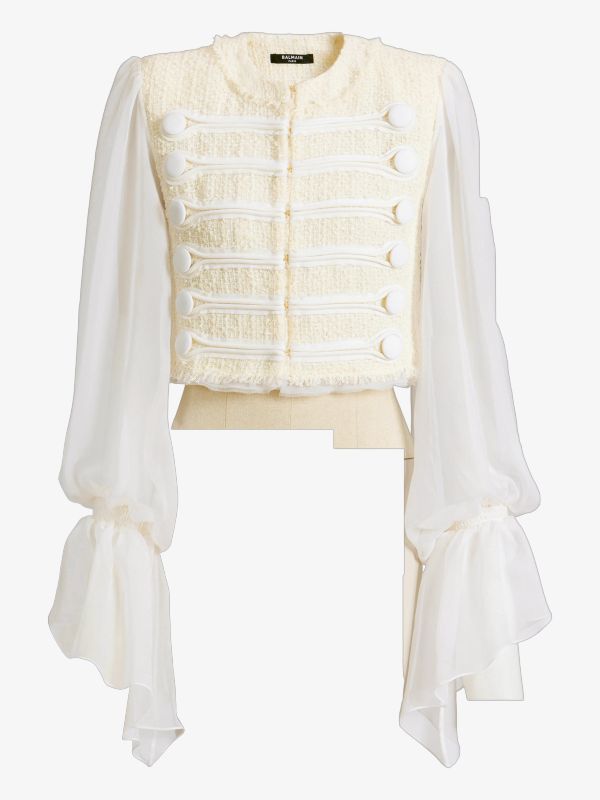 Jacke weiss