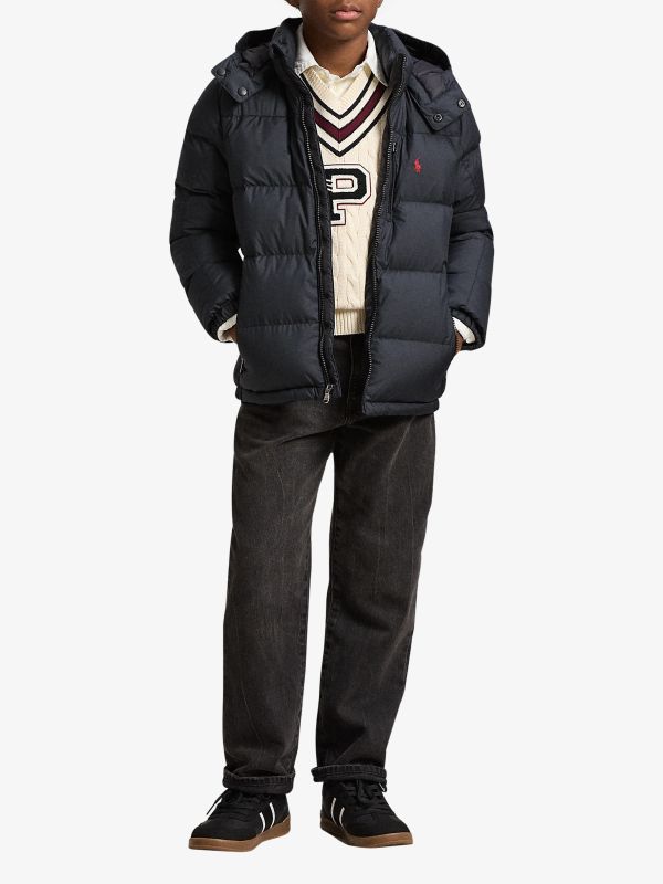 Down jacket black, POLO RALPH LAUREN