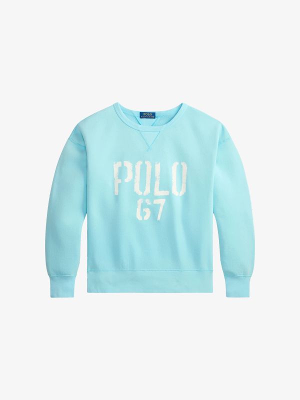 Sweat-shirt aqua