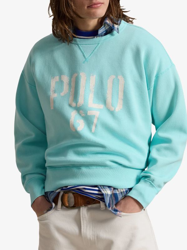Sweat-shirt  aqua, POLO RALPH LAUREN