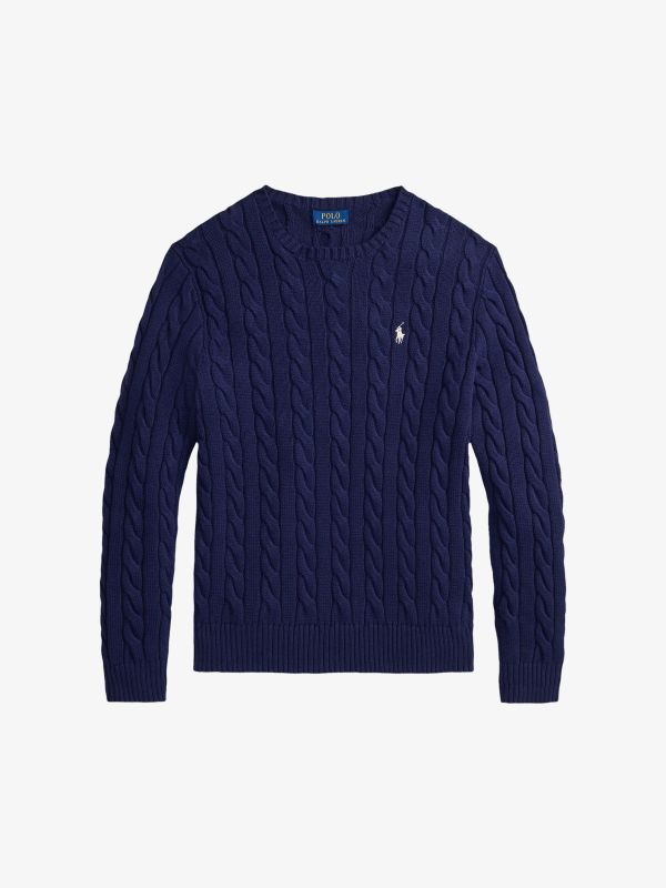 pull en tricot navy