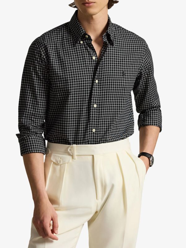 Chemise noir, POLO RALPH LAUREN