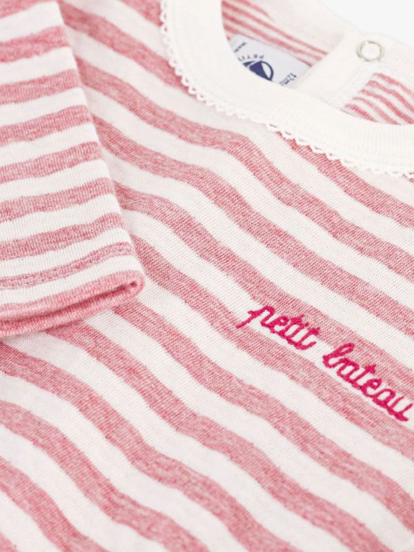 chemise à manches longues pink, PETIT BATEAU
