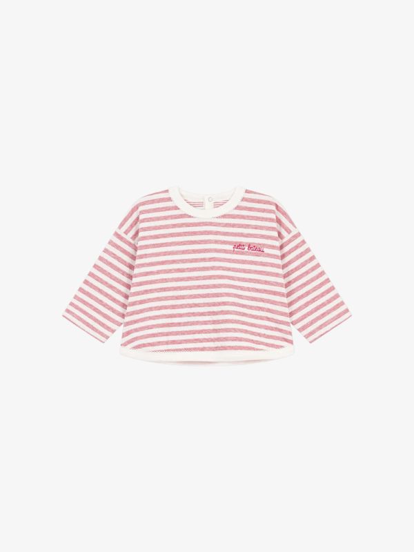chemise à manches longues  pink