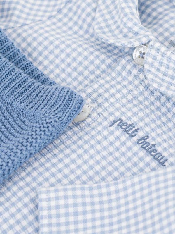 combinaison bleu clair, PETIT BATEAU