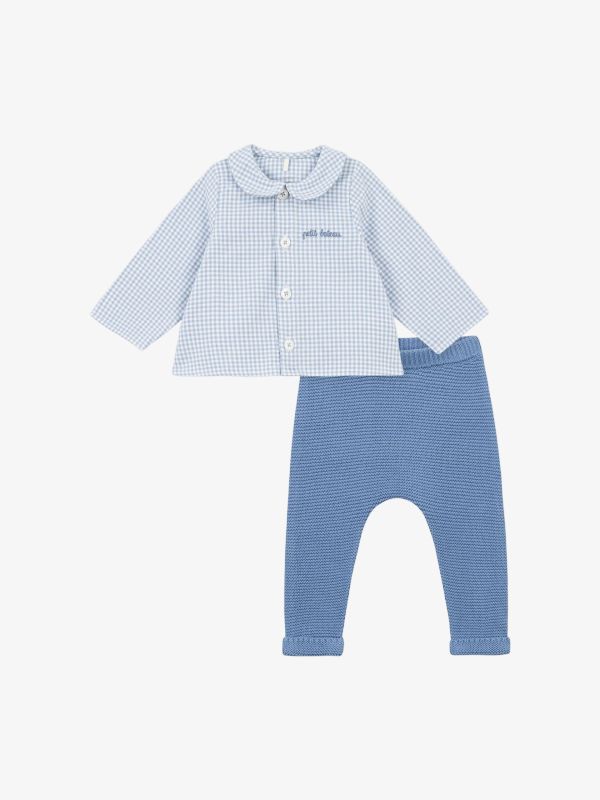 combinaison bleu clair, PETIT BATEAU