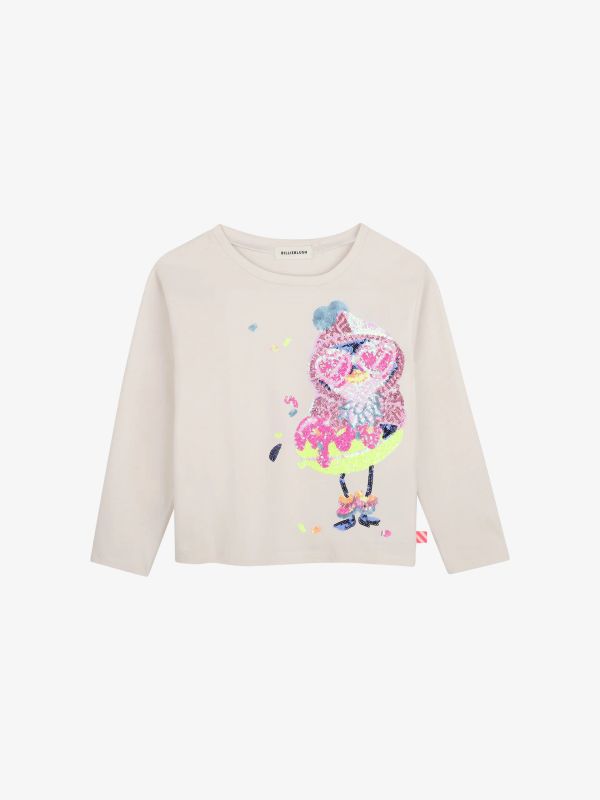 Langarmshirt ivory