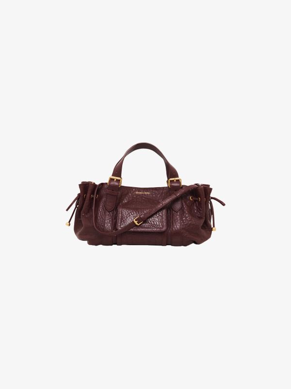 Sac à main "18H" rouge foncé
