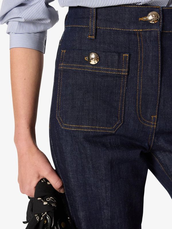 Jean coupe droite "Clema" bleu foncé, GERARD DAREL