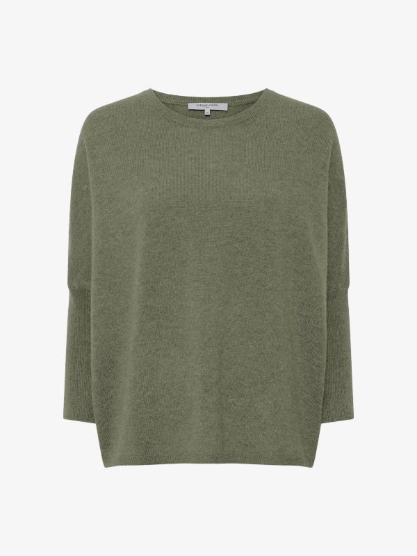 pull en cachemire "Erline" vert