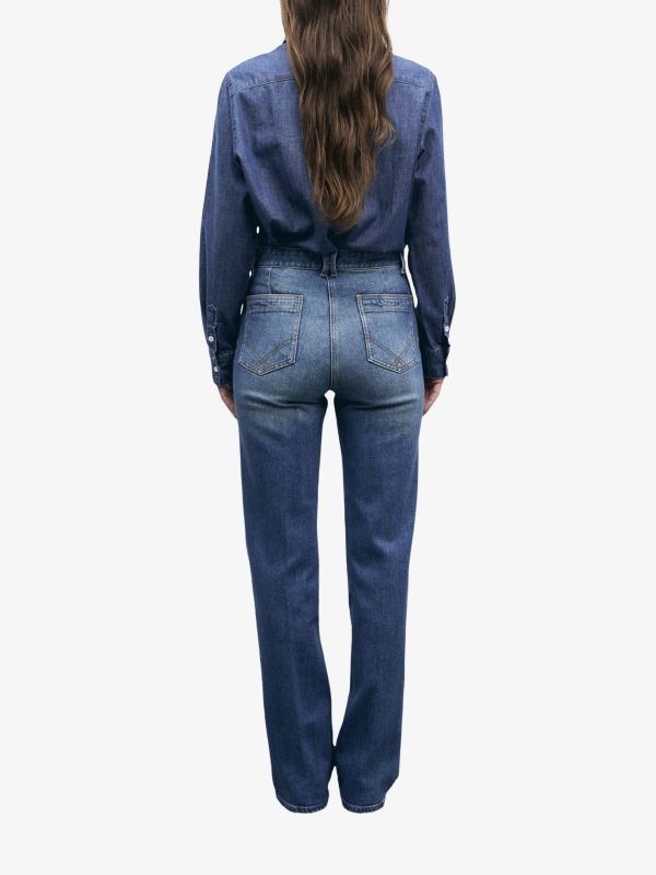 Jeans Wide Leg "Anna" bleu, GERARD DAREL