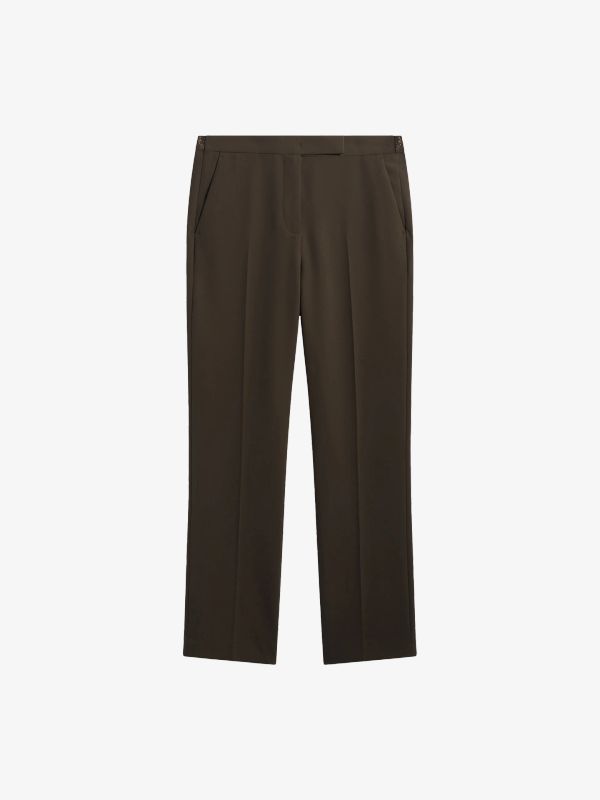 Pantalon de costume "Mie" olive foncé