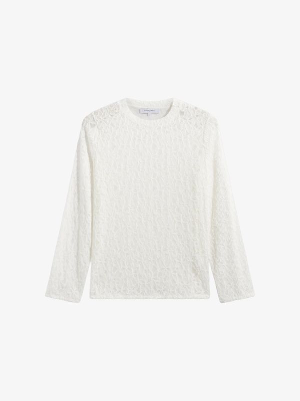 chemise à manches longues "Baby" écru