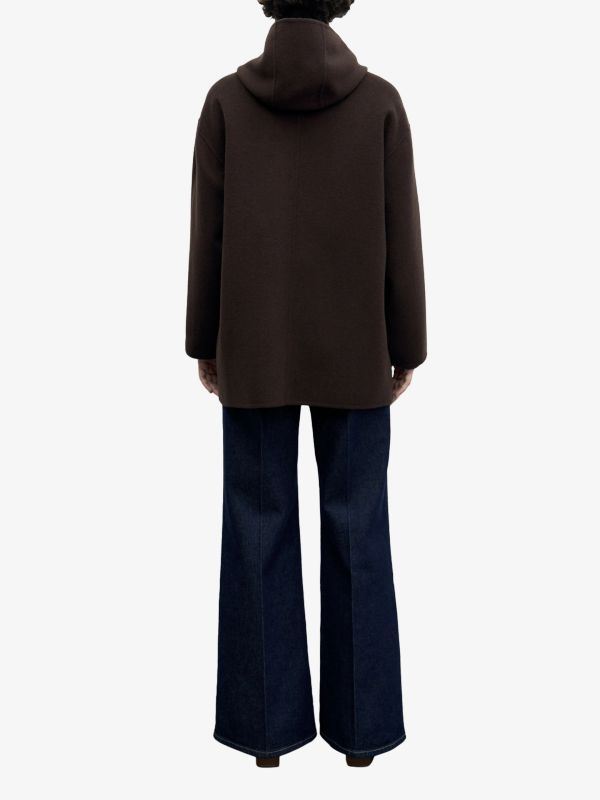manteau de laine "Alva" brun, GERARD DAREL