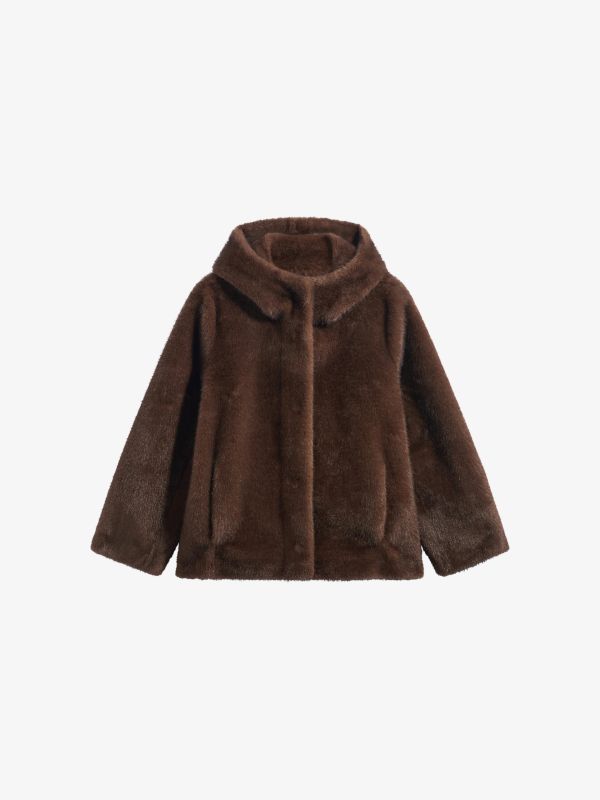 Manteau "Agate" brun