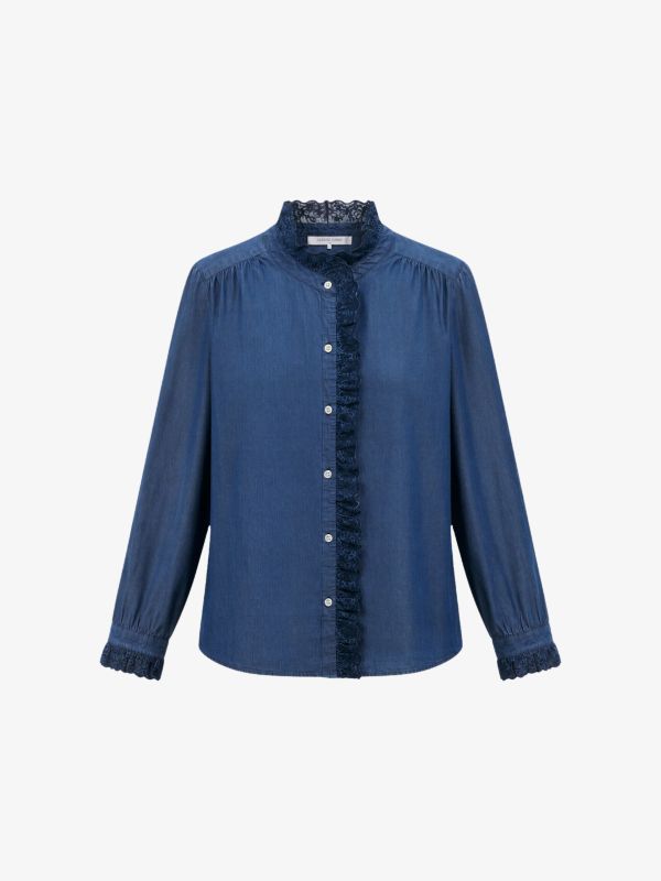 Chemisier "Loupy" blue stone denim