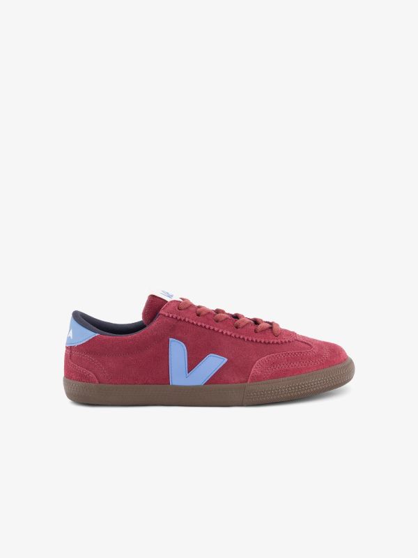 Ledersneaker "Volley" bordeaux