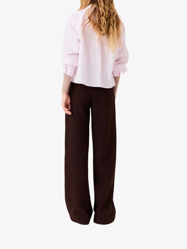 Pantalon casual brun clair, MAJE