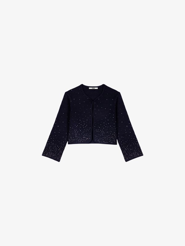 Strickjacke marine