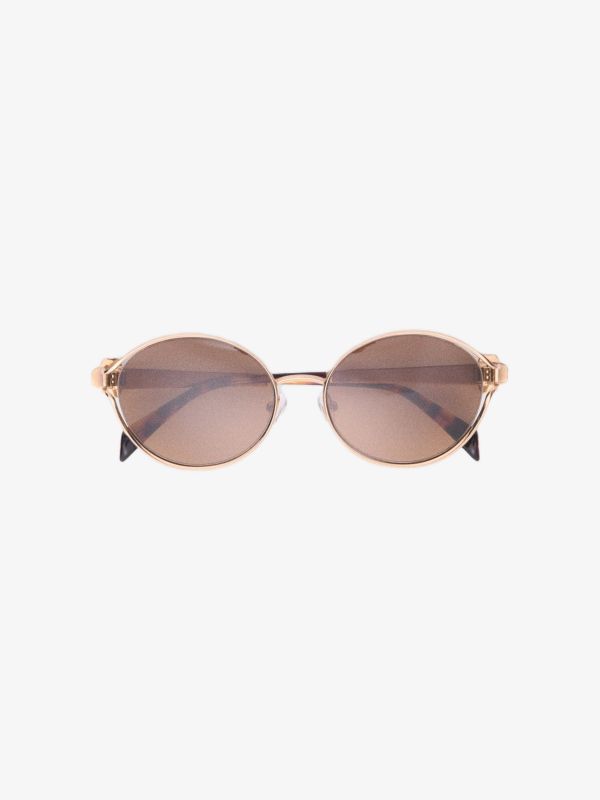 Lunettes de soleil dorée