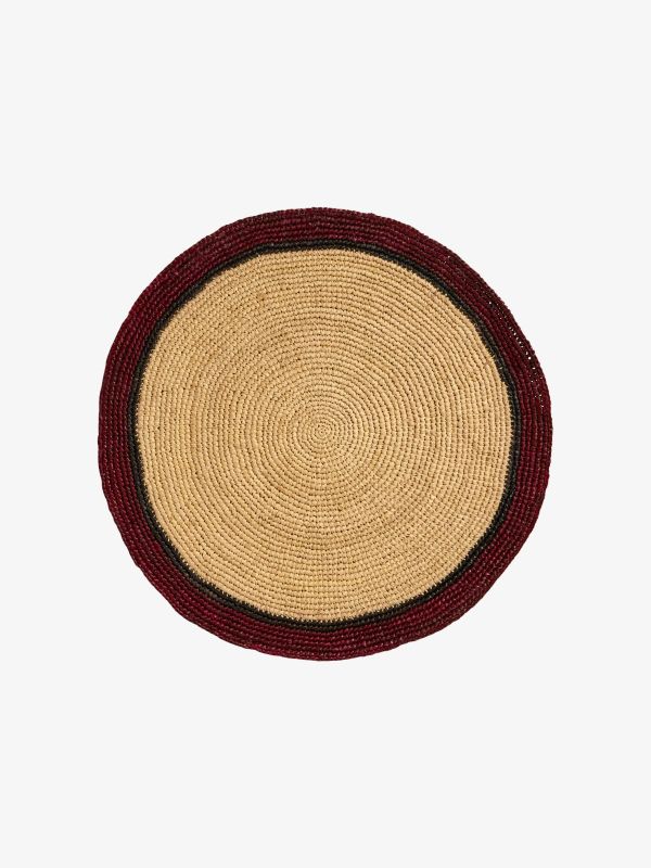 Tischset Globe bordeaux