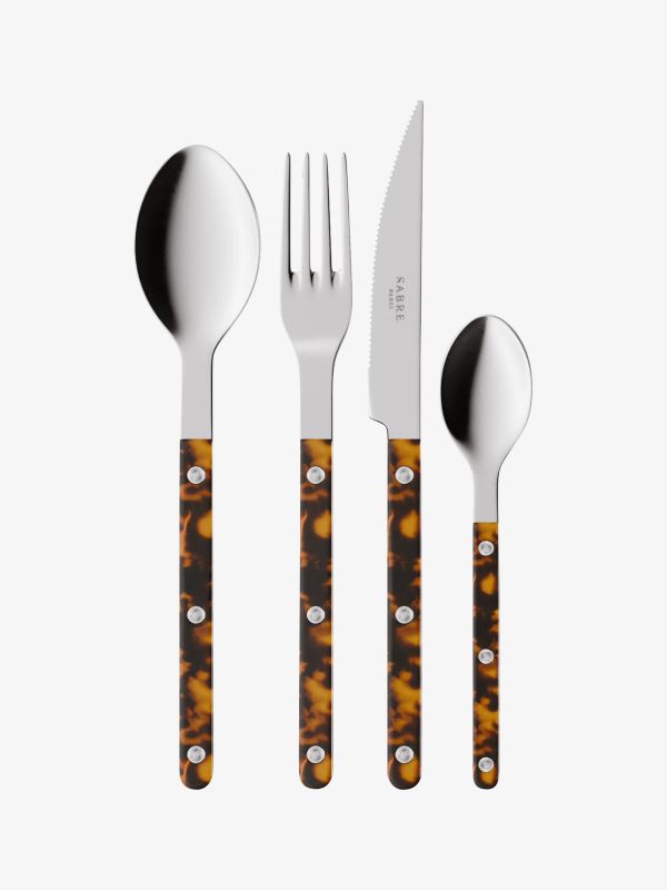 Besteckset 4 tlg BISTROT trüffel