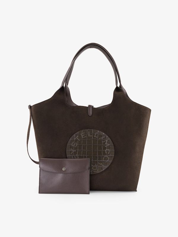 Shopper "Logo Reversible" braun