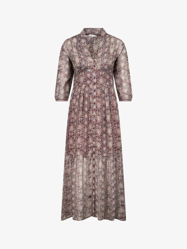 robe "Dazzle" bordeaux