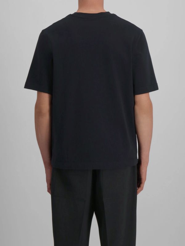 T-Shirt "Le T-Shirt Gros Grain" schwarz, JACQUEMUS