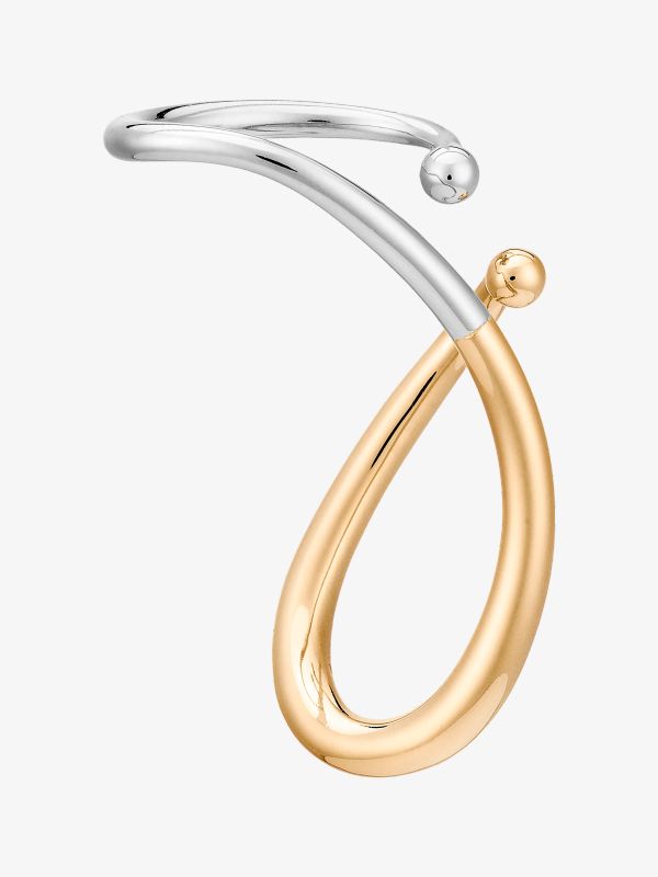 clip d'oreille "Petit Mirage cuff" or/silver