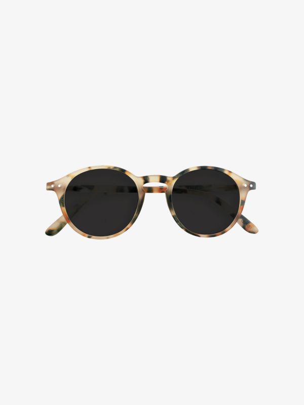 Lunettes de soleil #D beige/ à petits motifs