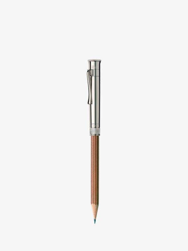 Bleistift mit platinierter Schutzkappe Perfekter Bleistift braun
