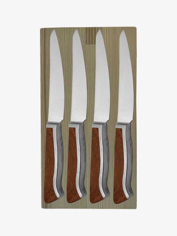 Steakmesser 4 tlg braun