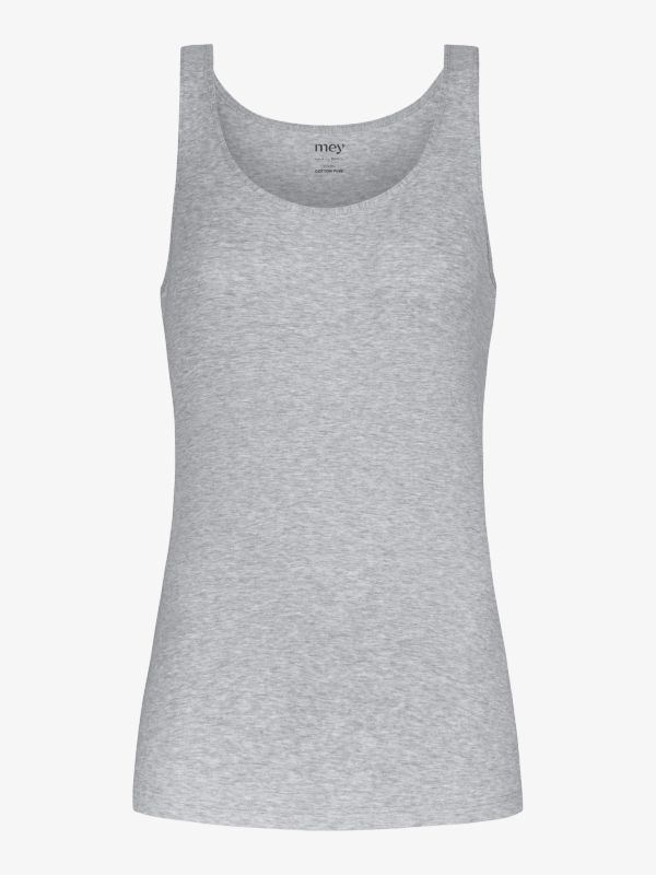 Top Cotton Pure grau melange