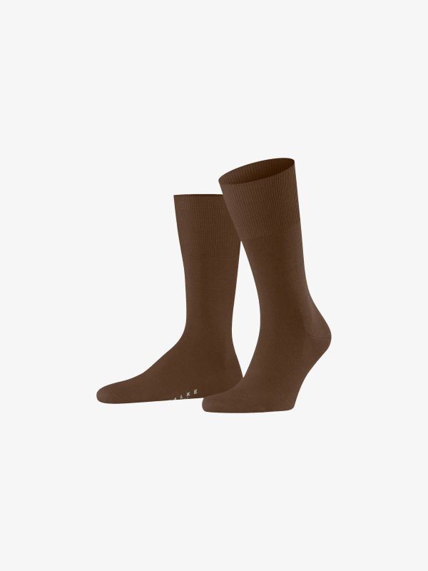 Socken "Airport" kaffee
