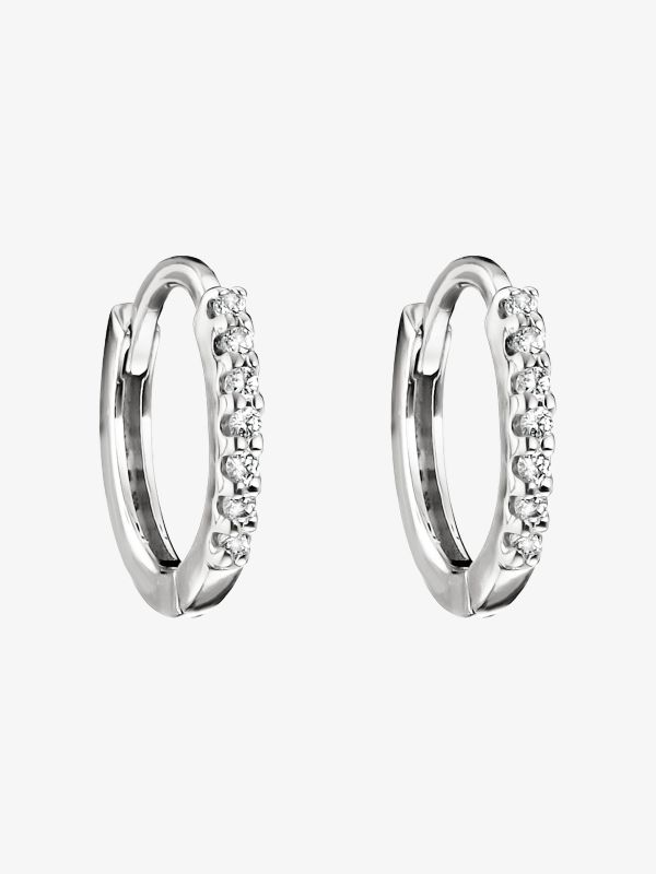 Boucle d'oreille  argentée