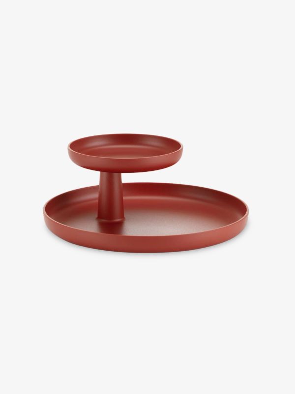 Plateau ROTARY rouge carmin