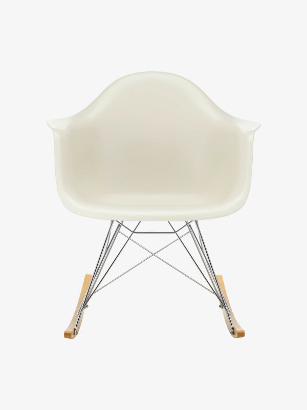 Chaise à bascule Eames gris clair