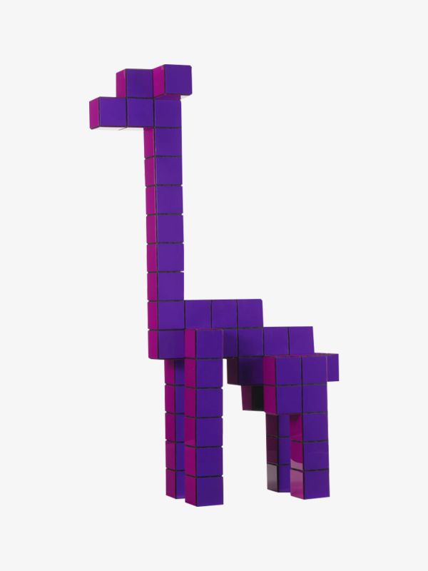 Figurine décorative Panton Cubes violet