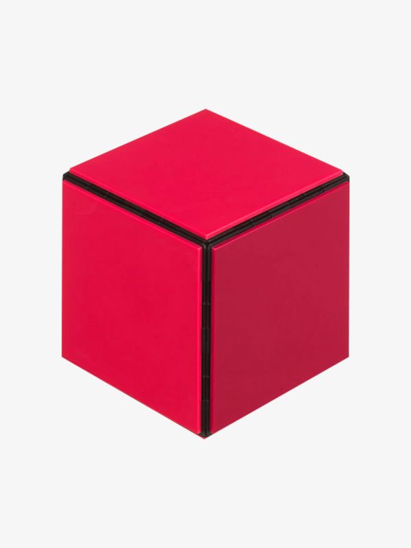 Figurine décorative Panton Cubes rouge/à petits motifs, VITRA
