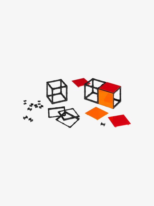 Figurine décorative Panton Cubes orange, VITRA
